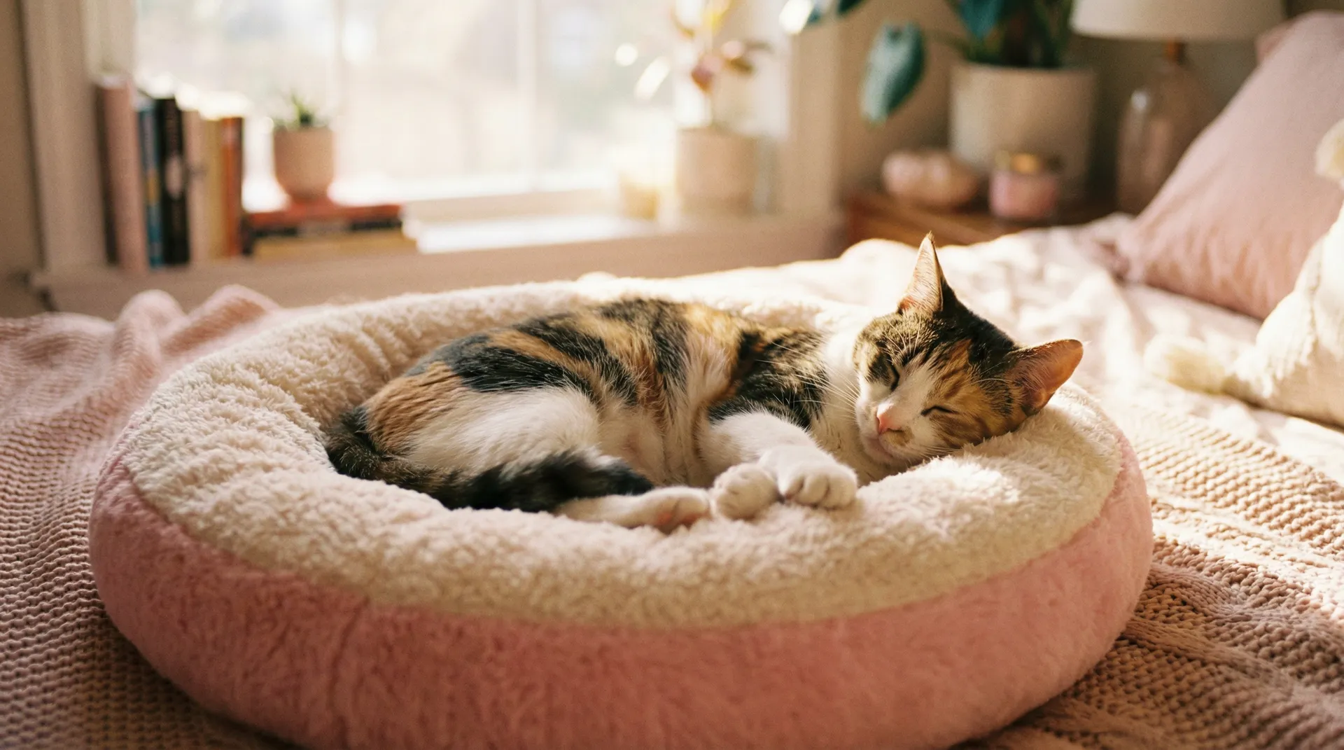 三花猫安静入睡 - 《小和尚》TXL金银花在哪里看